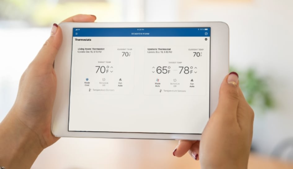 Thermostat control in Greenville